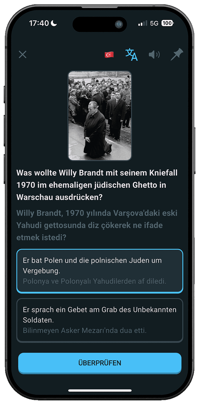 Leben in Deutschland iPhone Screenshot